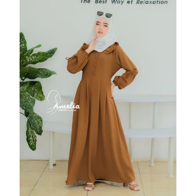 GAMIS LEBARAN 2025 || GAMIS HANUM BY AMELIA FASHION BY ARRASYID || GAMIS POLOS || GAMIS KOREA