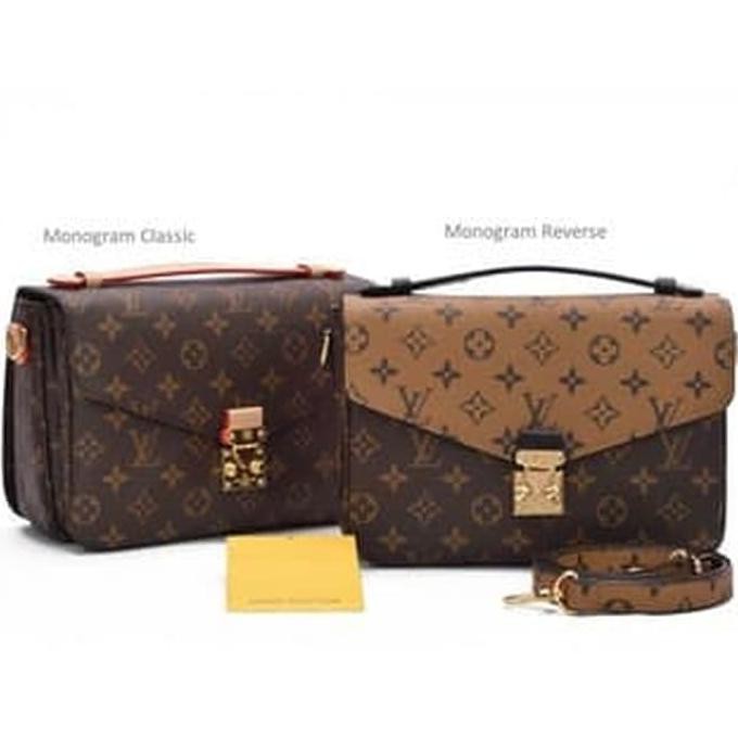 Barang Berkualitas tas wanita tas batam LOUIS VUITTON POCHETTE METIS LV METIS termurah - Beige STOK