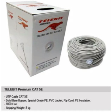 Kabel LAN Telebit Profesional CAT 5e Per Meter