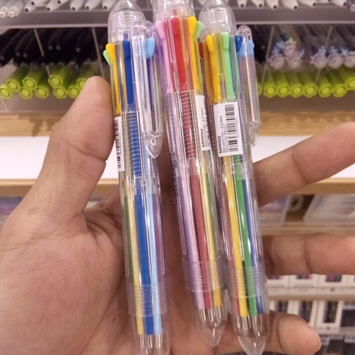 

Miniso Ball-point Pen -8 Colors Pulpen