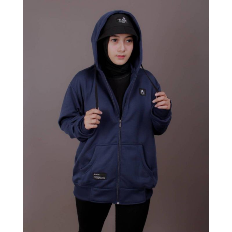 Sweater Wanita XXL Original The Bojiel / Hoodie Wanita XXL-Navy