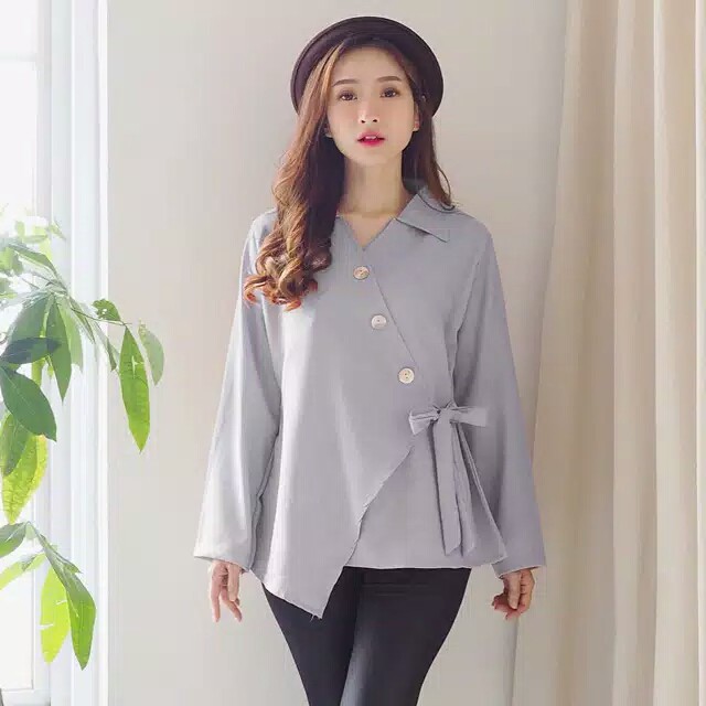 Chamele Kimono Symetry Blouse Wanita Model Pita Good Quality 2239