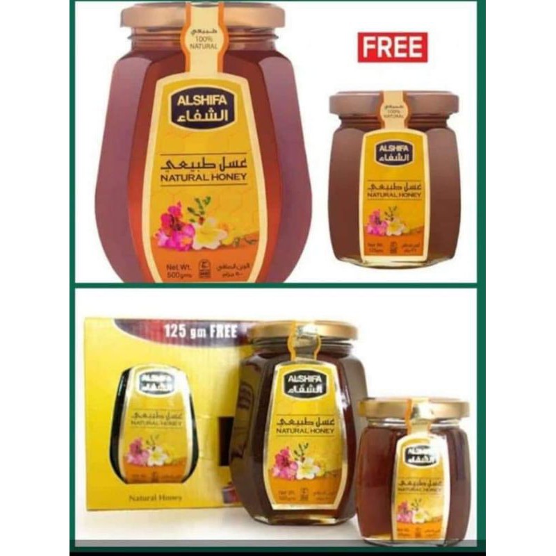 

Madu Al-Shifa kemasan 500g FREE 125g