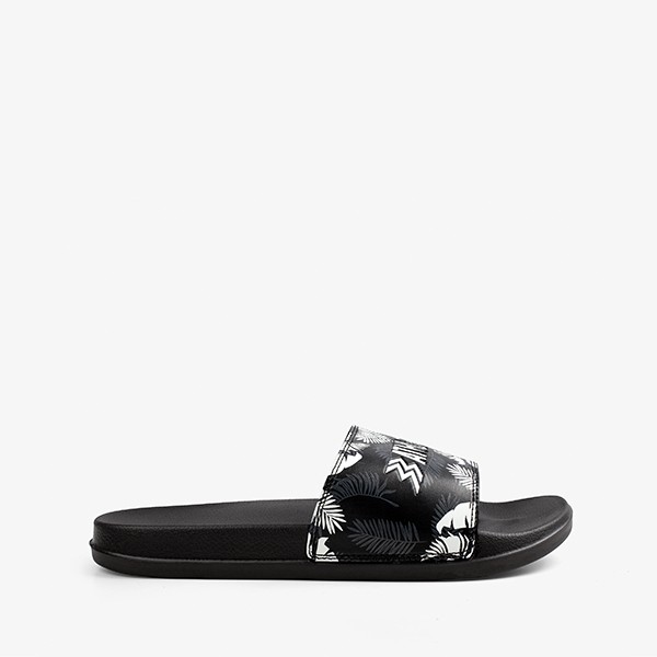 Athletica Official Shop - Nature Black | Slippers | Sandal Pria | Slipper-1