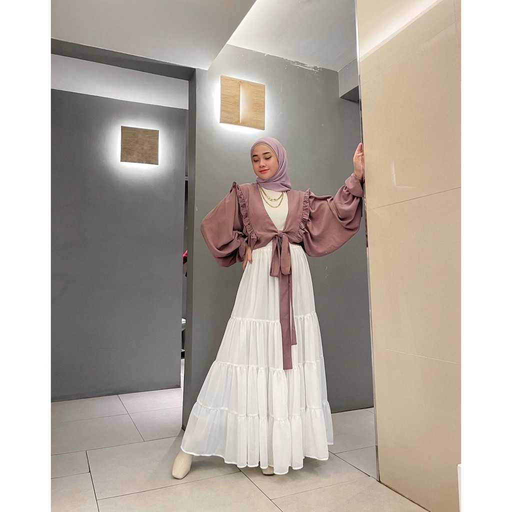 Miranti Outer l Outher Cardigan Lengan Balon Fashion Wanita Terlaris