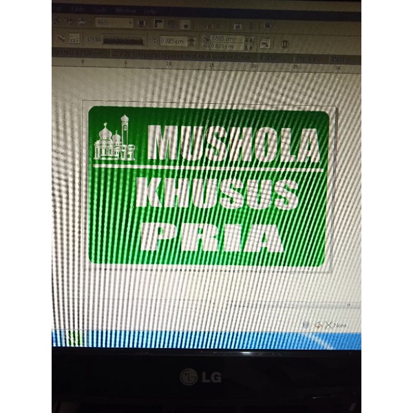 

MUSHOLA KHUSUS PRIA 30X20CM