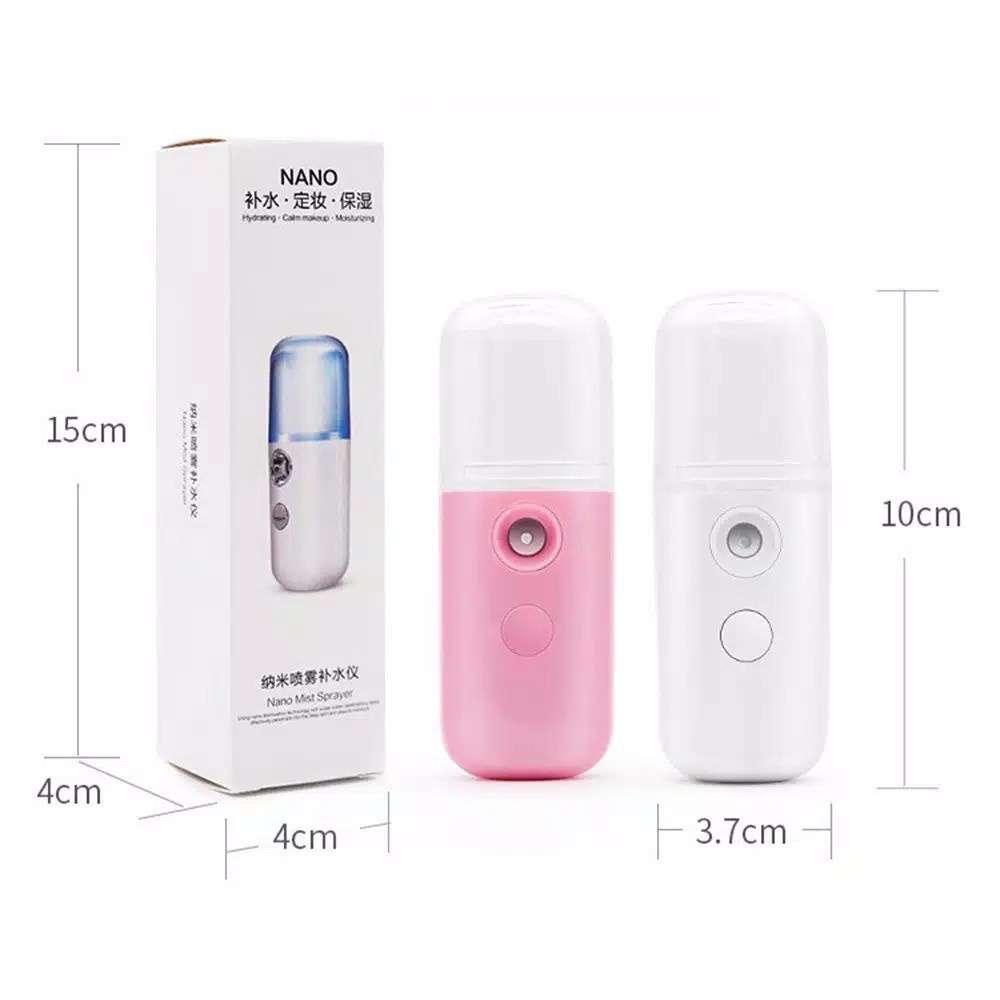 NANO SPRAY PORTABLE MINI USB / NANO MIST SPRAYER NANO SPRAY SEMPROT PERAWATAN WAJAH PELEMBAB WAJAH