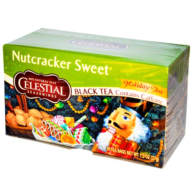 

Celestial Seasonings Nutcracker Sweet Black Holiday Tea Teh Hitam Natal Christmas Drink Festive
