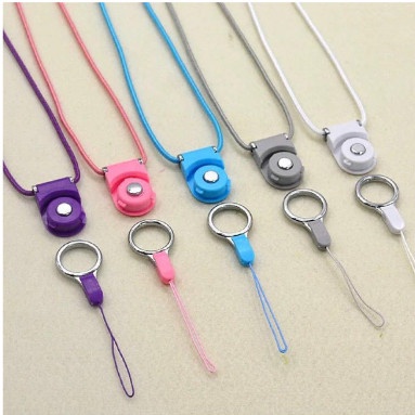 BMSH Tali Gantungan HP 2in1 / Strap Gantungan HP Model Kalung Lanyard / Tali Gantungan HP Lanyard