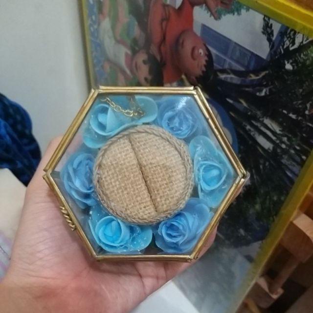 Kotak Perhiasan | Ringbox Terarium Mini Box S6 Uk 9x10x6 Cm