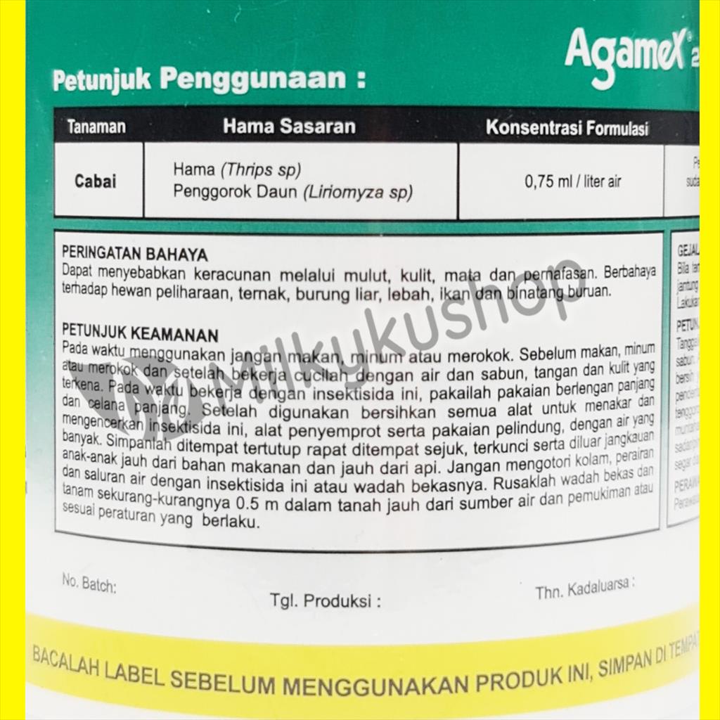 AGAMEX 20 EC 200 ML INSEKTISIDA ABAMEKTIN