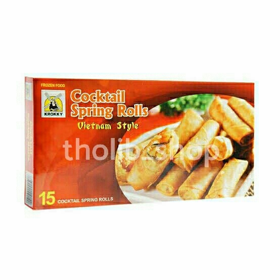 

krokky cooktail spring rolls vietnam style isi 15 frozen 300gr