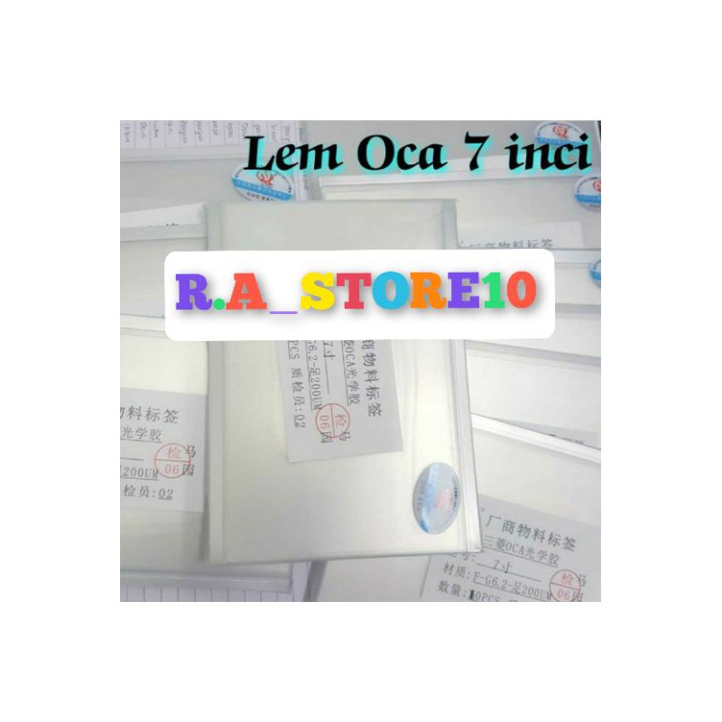 

Universal Lem OCA 7 inch - Adhesive Perekat Occa Kering Dry Glue 7inchi