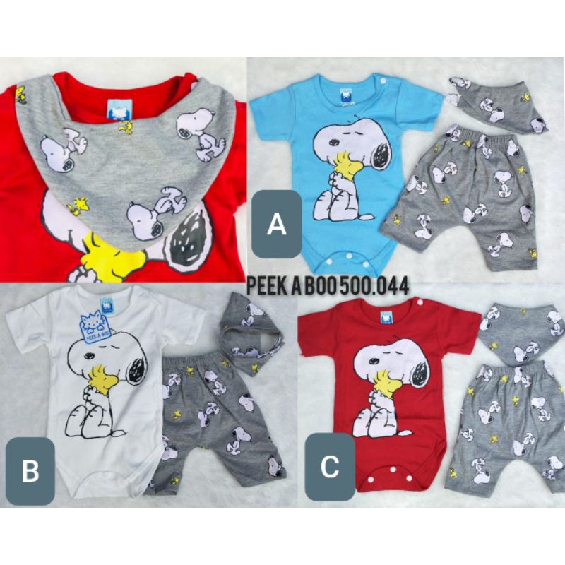 Jumper Bayi Laki Laki Karakter Snoopy