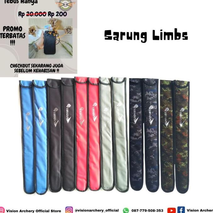 [PROMO MURAH BISA COD] SARUNG LIMBS BUSUR STANDAR RECURVE |TAS TEMPAT LIMBS PANAHAN ARCHERY