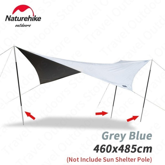 Flysheet Naturehike NH21TM100 Kanopi Tenda Camping Outdoor