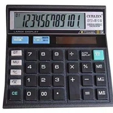 

Kalkulator Citizen CT 512 Calculator 12 digits