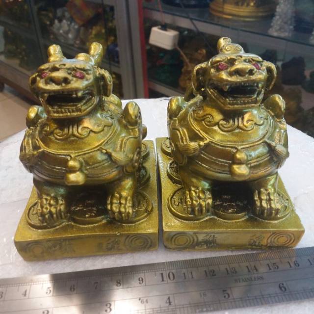 Pajangan patung pixiu sepasang