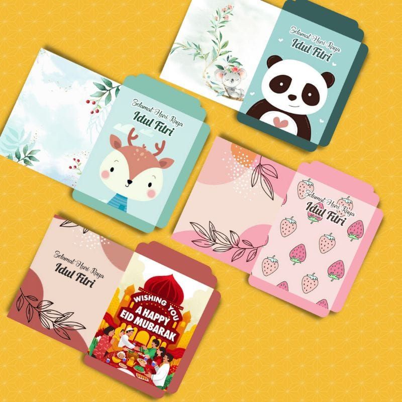 

Amplop lebaran cute isi 8pcs ukuran medium
