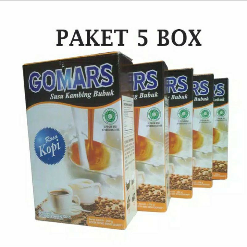 Susu Kambing GOMARS Paket 5 Kotak