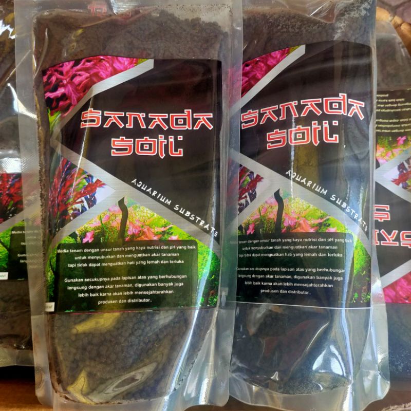 Sanada Soil Media tanam aquarium Aquascape 1kg Aquarium Substrate