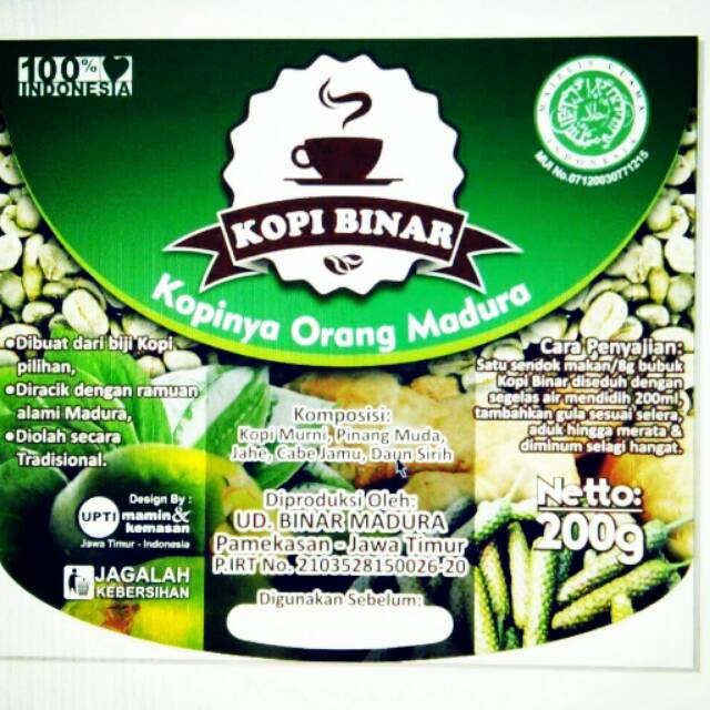 

Kopi Binar - Madura Coffee Blend