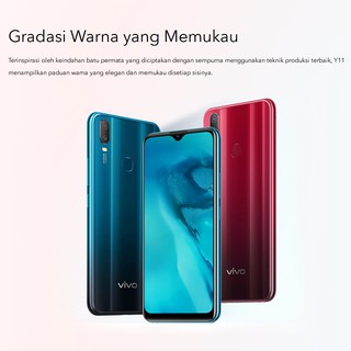 Jual Vivo Y11 hp RAM 2/32GB 5000 mAh Battery GARANSI RESMI Indonesia