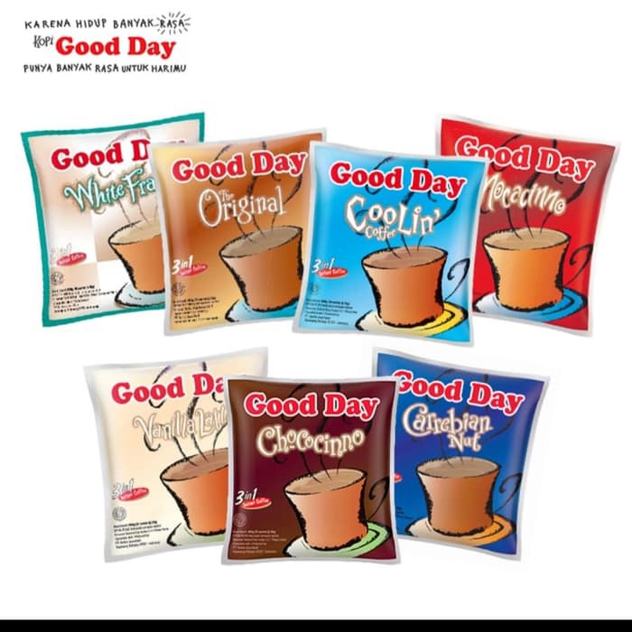 

Kopi Good Day All variant Rasa isi 50 Pcs / PACK
