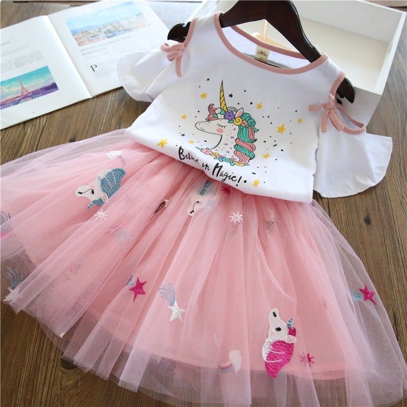 BAJU ANAK PEREMPUAN SETELAN BAJU ANAK PEREMPUAN UNICORN IMPORT