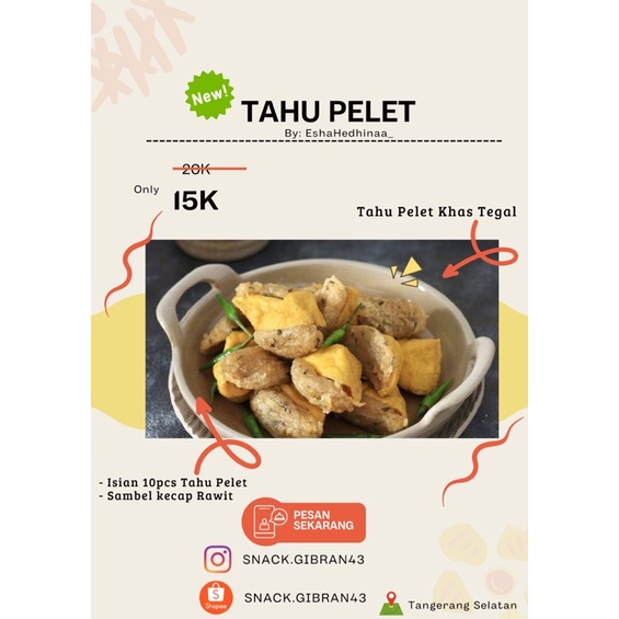 

TAHU PELET KHAS TEGAL ISI 10pcs