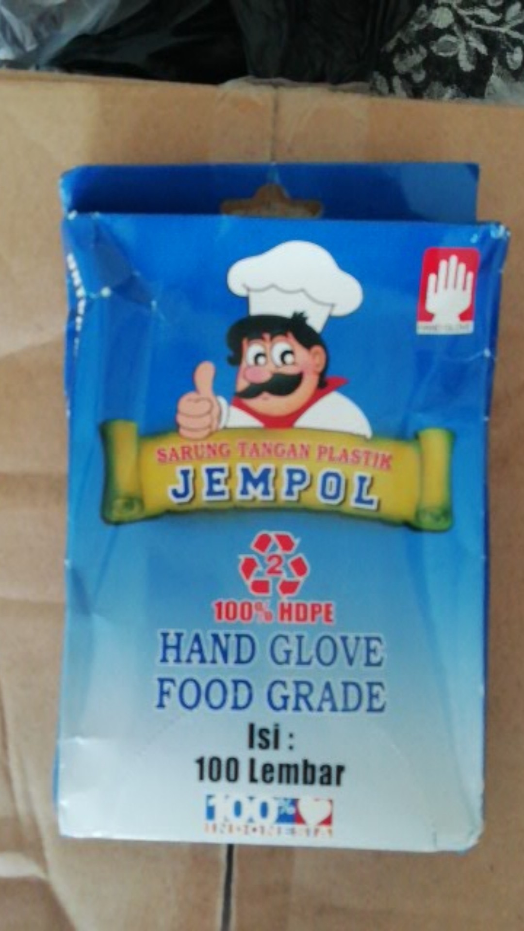 Sarung Tangan Plastik Sekali Pakai 100/pack