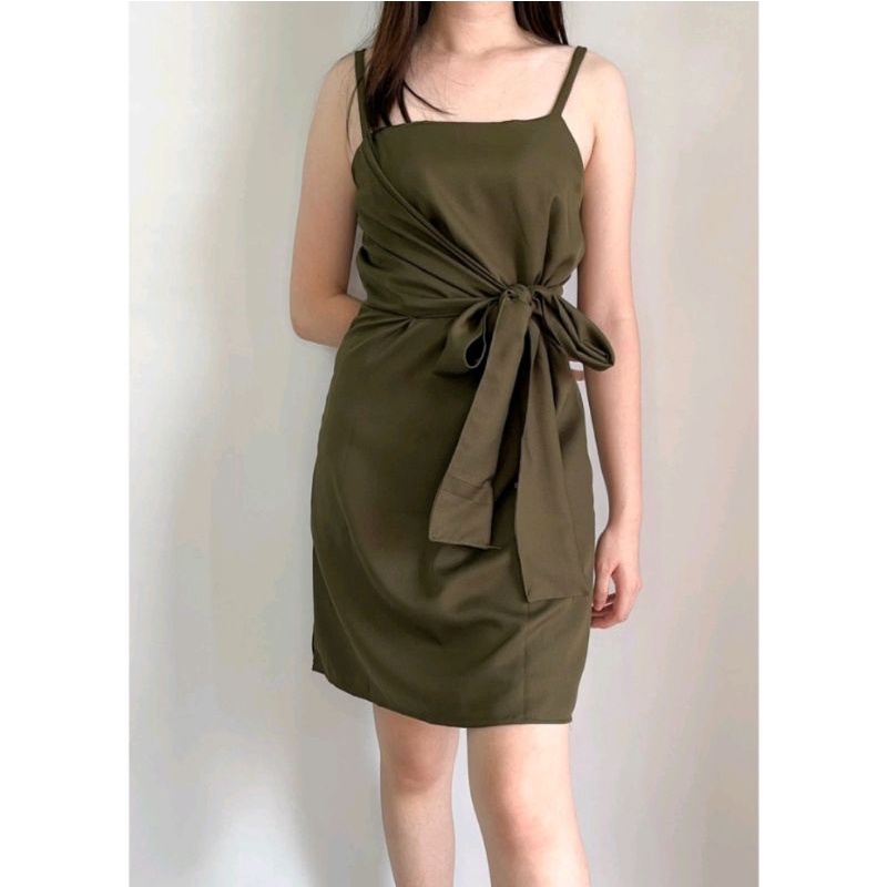 Ken-303 Dress Pesta Elegan Dress Formal Mini Dress Korea Look Bodycon Dress Kondangan