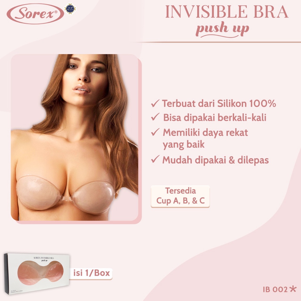 BH Bra silikon 002 (push up) Sorex freebra