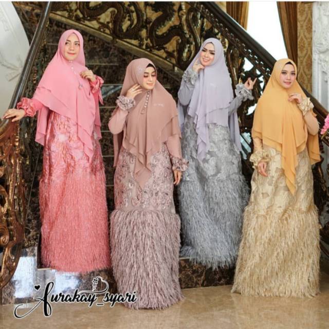 Aisyah Set Syari By Aurakay Syari (Original)