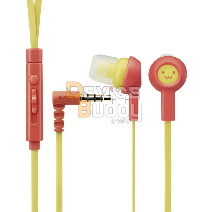 Elecom In-Ear Stereo Headset Colorful Fruit Series - SMILE - Orange