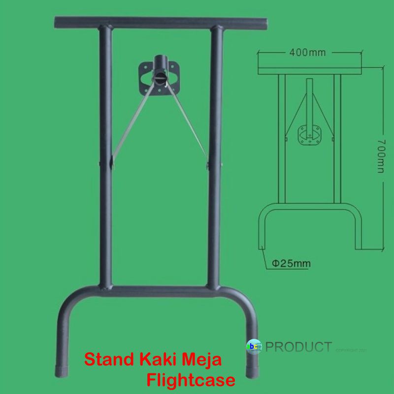 STAND KAKI MEJA FLIGHTCASE 16U KAKI MEJA LIPAT RAK HARDCASE 16U BESI KAKI MEJA