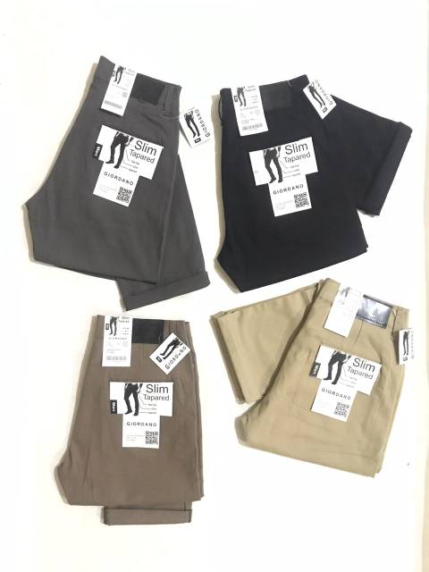 CELANA PRIA CHINO Slim fit Panjang Kerja kantor Santai Liburan Cowok Gentleman 27 - 38