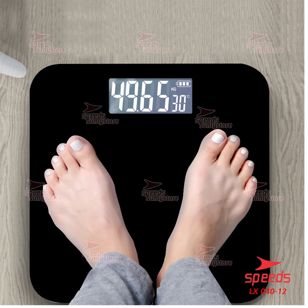 speeds timbangan badan digital 180kg dewasa kaca digital termometer 040