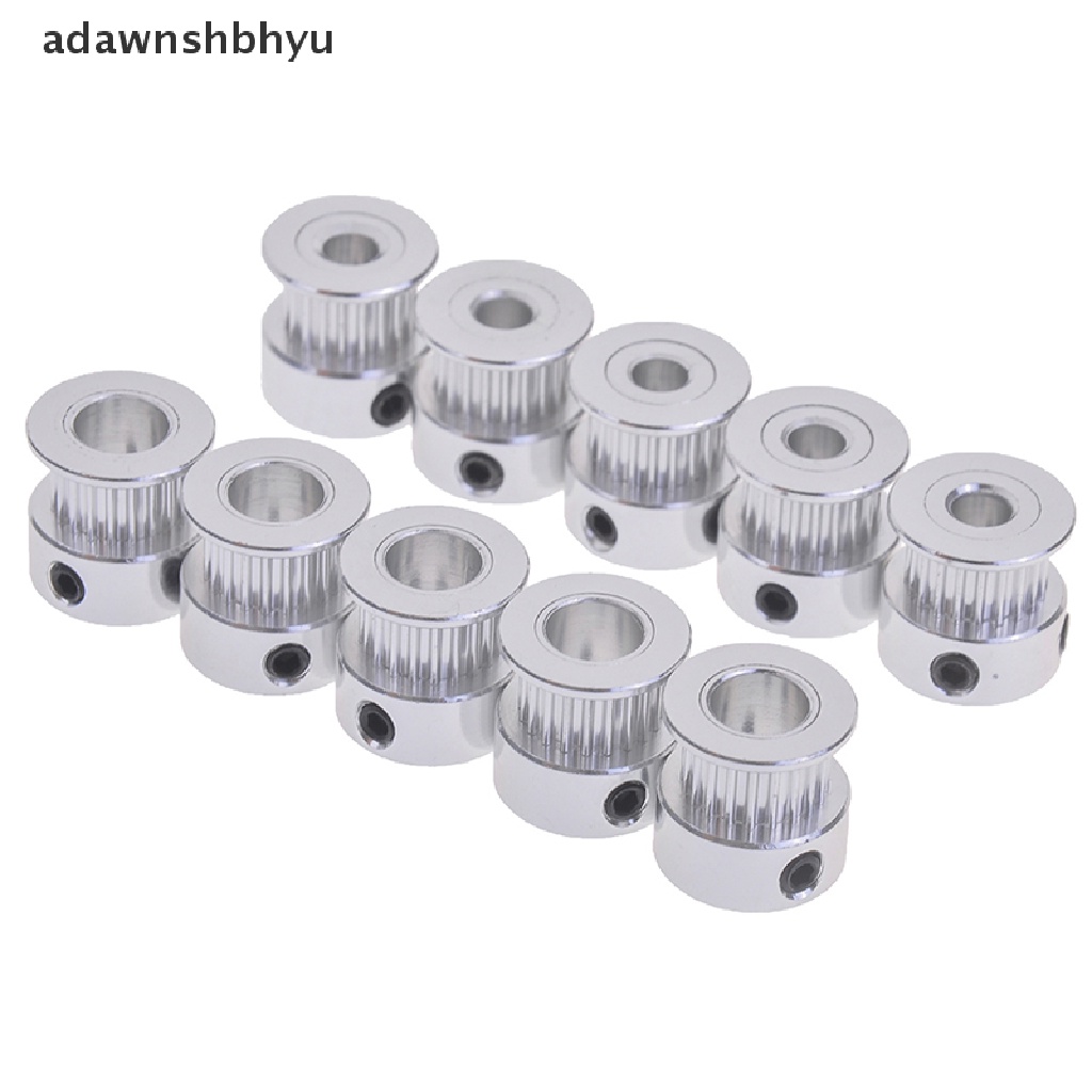 Adawnshbhyu 5Pcs gt2 timing pulley 20t 5/6.35 /8mm bore Untuk printer 6mm belt reprap 3d