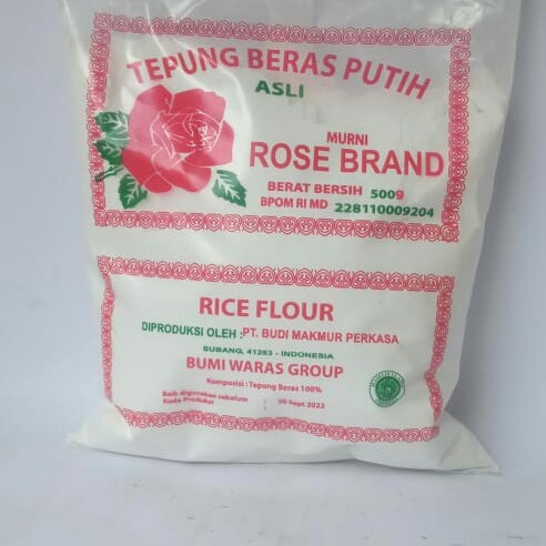 

Ketan-Beras-Tepung- Tepung Beras Rose Brand 500Gr Putih -Tepung-Beras-Ketan.