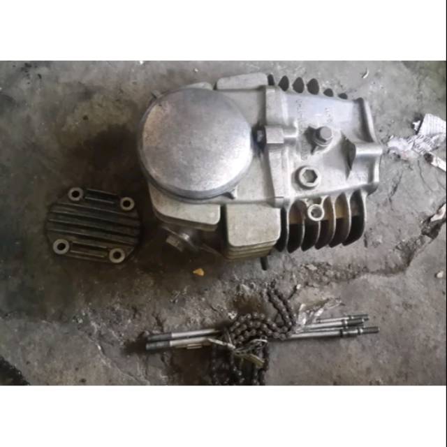 Cylinder Head Block Head set Komplit Honda Supra Fit New Original Copotan Motor