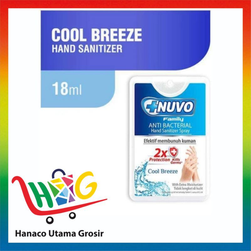 Nuvo Hand Sanitizer Spray 18 ml