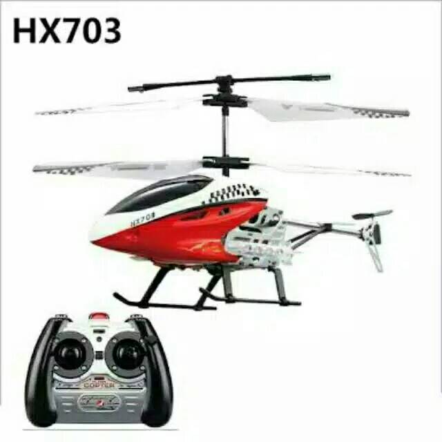 [ MAINAN ANAK ] Helikopter RC 3,5CH HX 703 ) Helicopter 3,5CH gyroscope