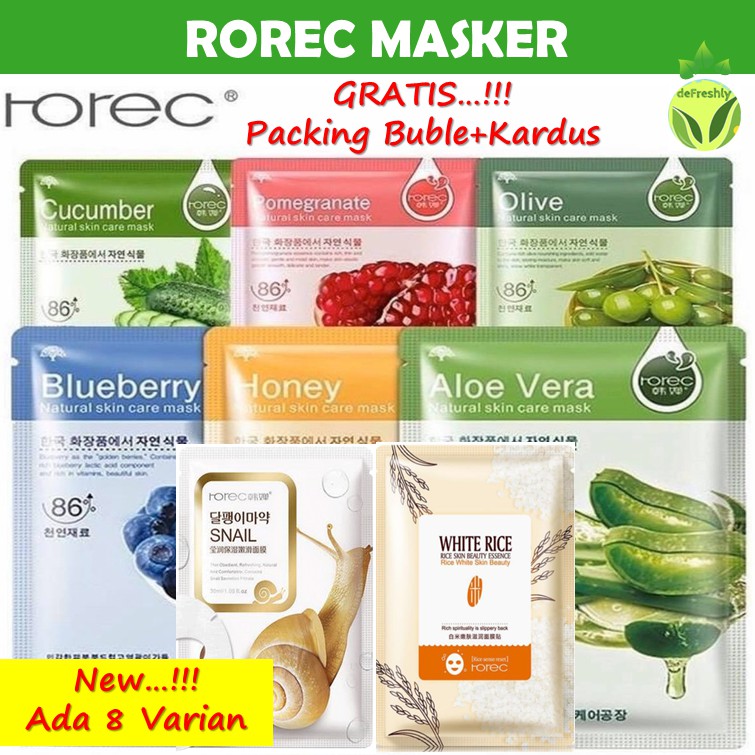 ROREC / HCHANA NATURAL MASK Original MASKER SHEET & ROREC