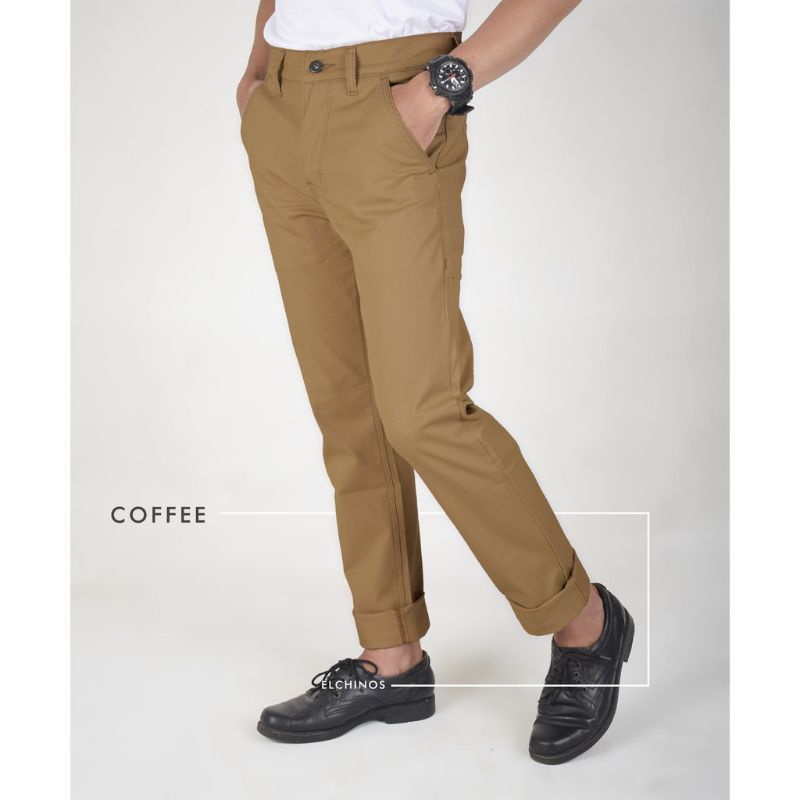 Celana Kain Chino Slimfit Cowok Distro Bahan Halus Dan Nyaman
