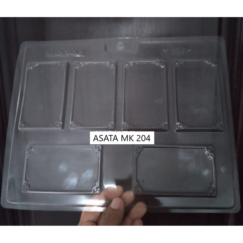 Mika Cetakan coklat motif pigura ASATA MK 204