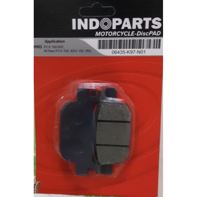 DISPAD KAMPAS REM BELAKANG HONDA PCX 150 / ADV 150 MERK INDOPARTS