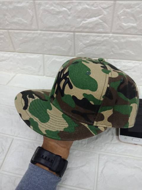 Topi Hip Hop NY army