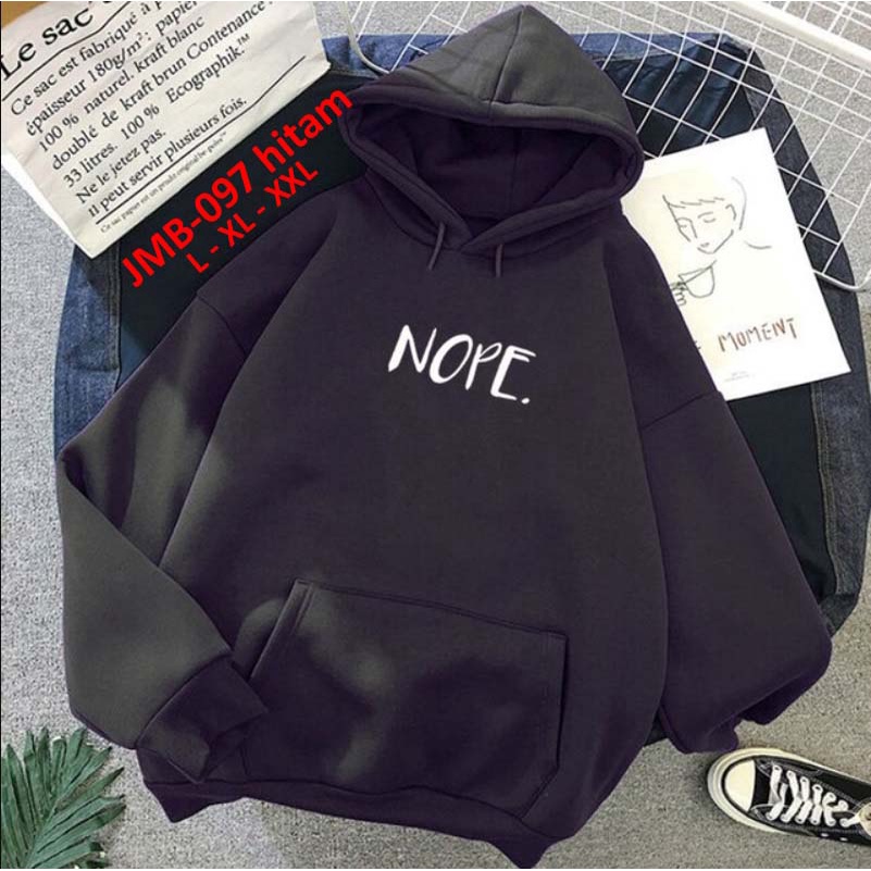 AA1 - Nope Hoodie Fleece Oversize