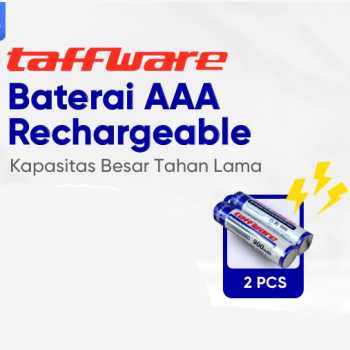 Taffware Batu Baterai AAA Rechargeable NiMH 900mAh 2PCS